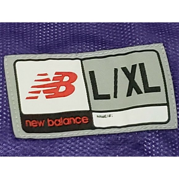 New Balance Men's Reversible Practice Jersey Purple/White L/XL - Picture 2 of 4